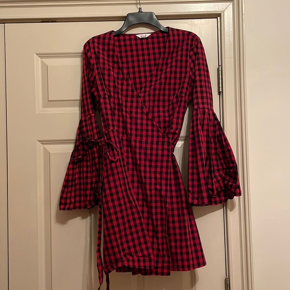 Red Plaid Dress